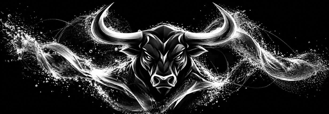 Aakhlo Fintech bull emblem